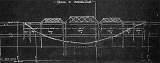 Plan of the first railway bridge.